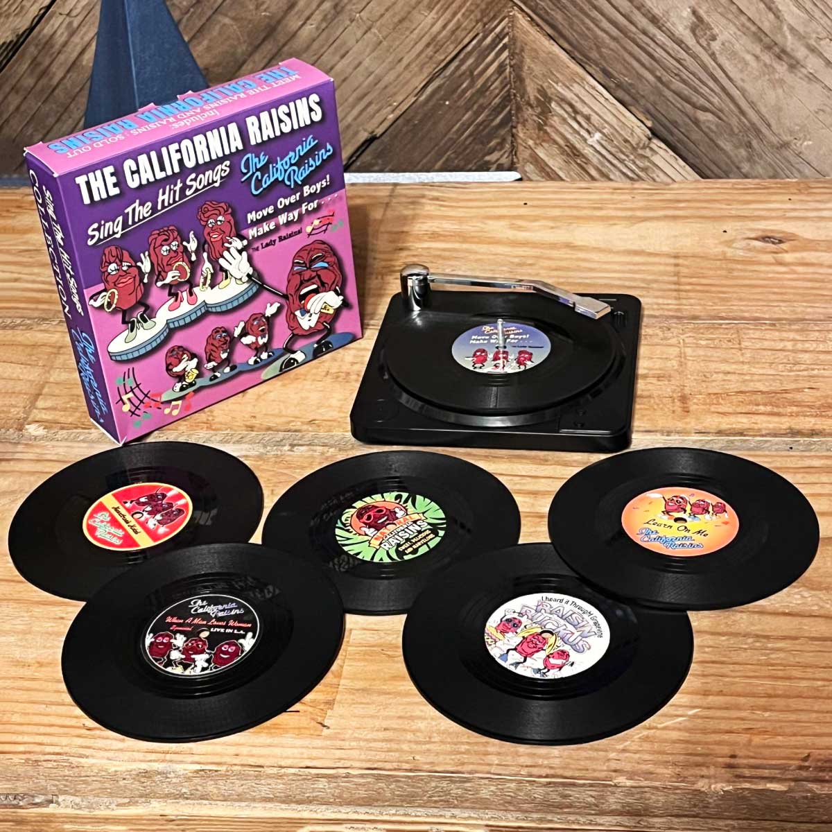ベティ・ブープのLPレコード まるで本物？！】【レトロなレコード】RECORD COASTER RAISIN BETTY